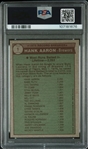 1976 Topps Hank Aaron #1 PSA 7